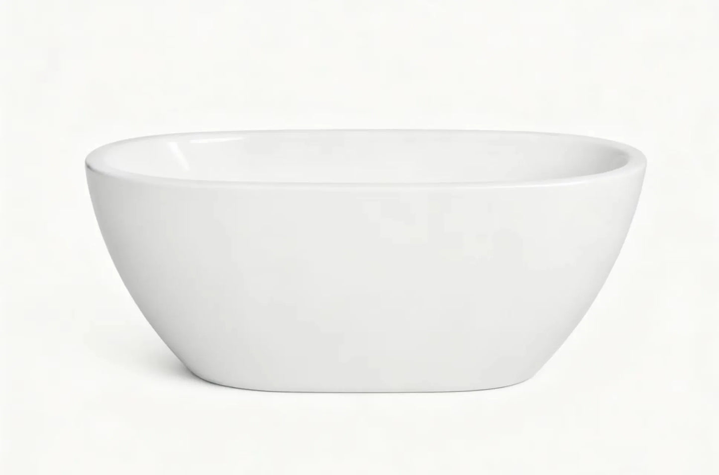 1500mm Freestanding Bathtub - No Overflow - Matte White