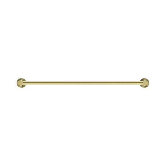 Mecca Double Towel Rail 600mm Brushed Gold