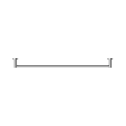 Mecca Single Towel Rail 800mm Chrome