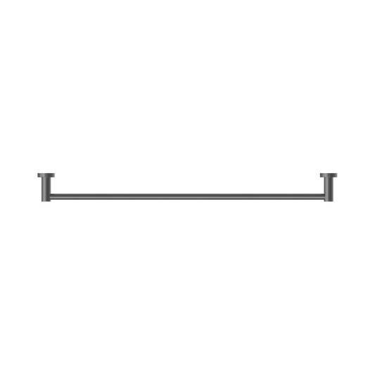 Mecca Single Towel Rail 800mm Gun Metal