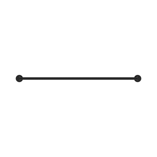 Dolce II Double Towel Rail 800mm Matte Black