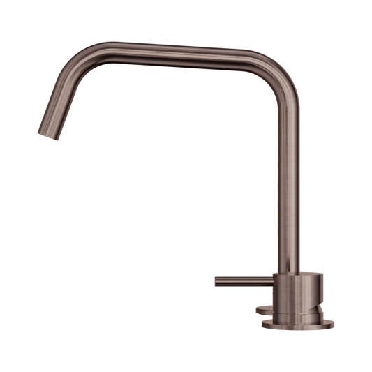 Mecca Hob Bath/Kitchen Mixer Set Edge Spout II Brushed Bronze