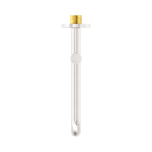 Mecca Wall Mounted Swivel Bath Spout Only 225mm Brushed Nickel