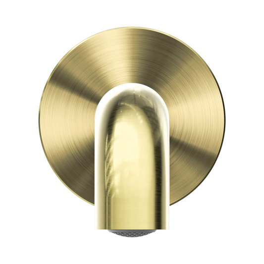 Mecca Basin/Bath Spout Only 185mm Brushed Gold