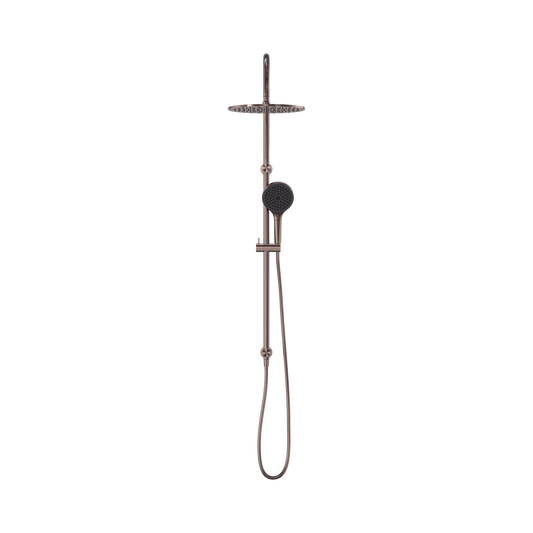 Mecca Twin Shower With Air Shower II Brushed Bronze