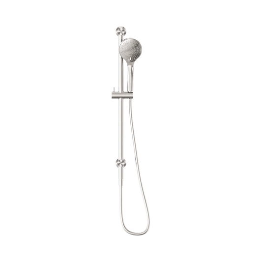 Mecca Shower Rail With Air Shower Brushed Nickel