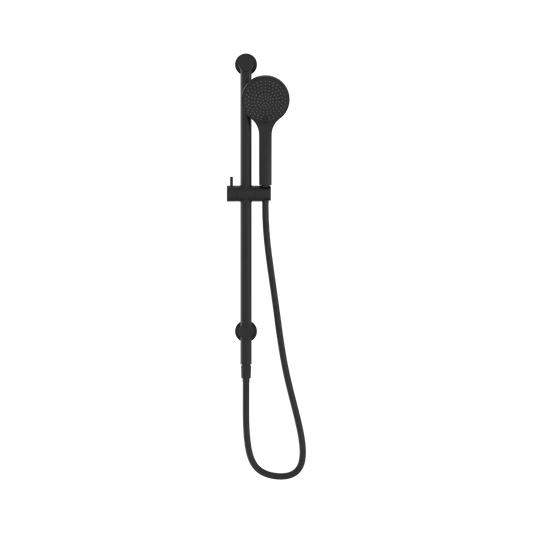 Mecca Shower Rail With Air Shower Matte Black