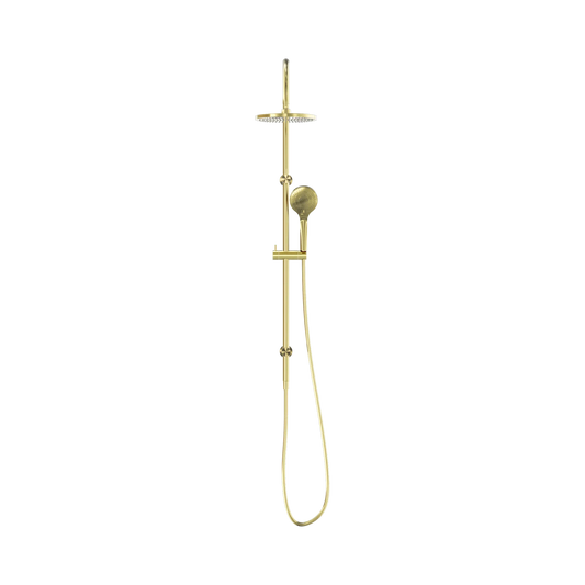 Mecca Twin Shower With Air Shower Brushed Gold
