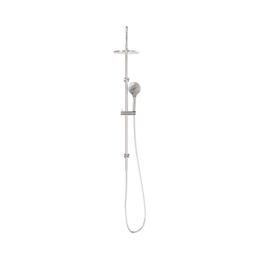 Mecca Twin Shower With Air Shower Brushed Nickel
