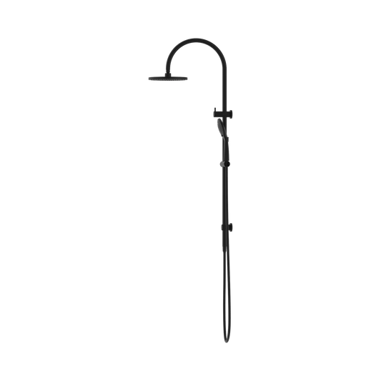 Mecca Twin Shower With Air Shower Matte Black
