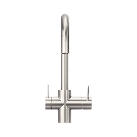 Mecca 3 Way Filtered Mixer Tap Brushed Nickel