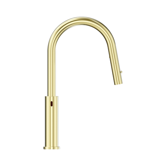 Mecca Smart Sensor Pull Out Kitchen Mixer Brushed Gold