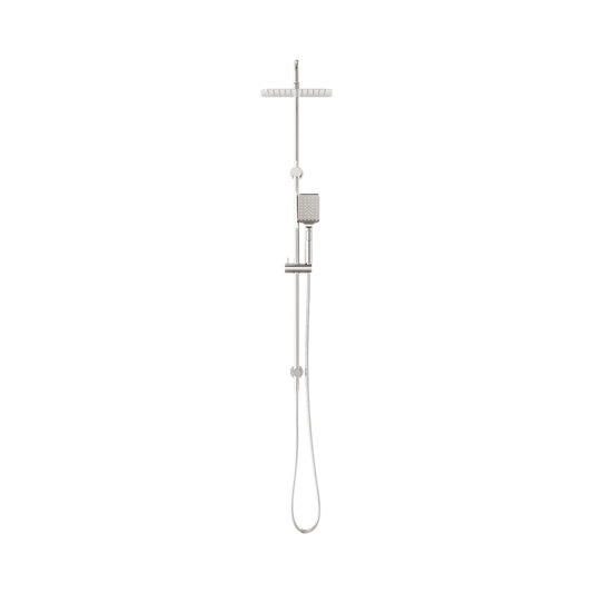 Square Project Twin Shower Brushed Nickel
