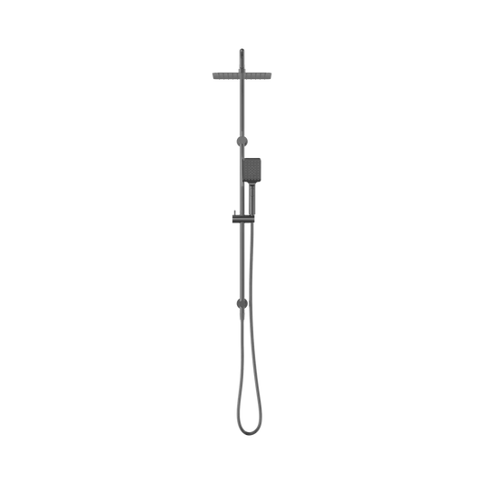 Square Project Twin Shower Gun Metal