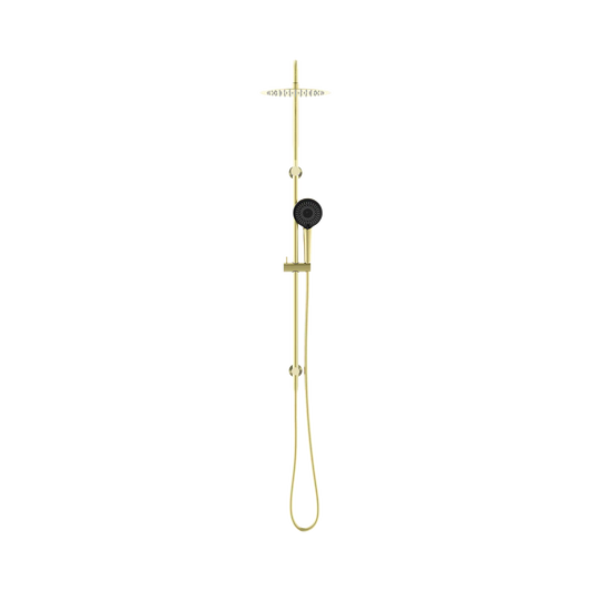 Round Project Twin Shower 4 Star Rating Brushed Gold