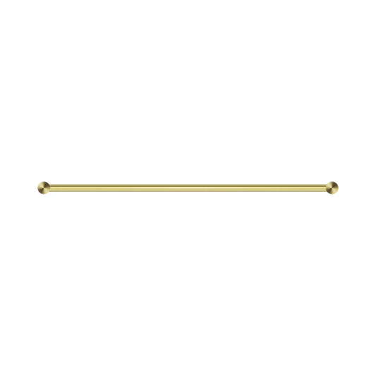 New Mecca Single Towel Rail 600mm Brushed Gold