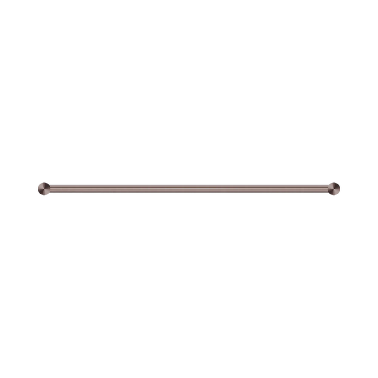 New Mecca Single Towel Rail 600mm Brushed Bronze