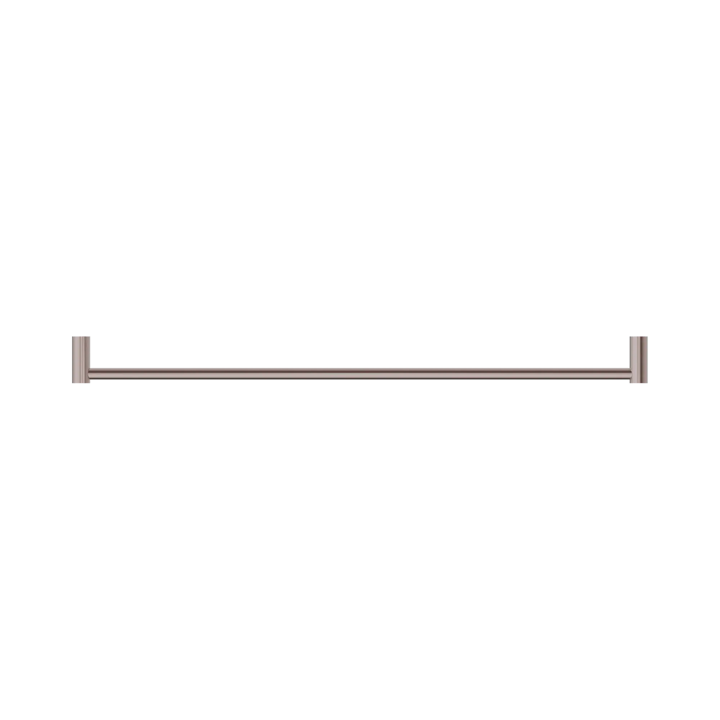 New Mecca Single Towel Rail 800mm Brushed Bronze