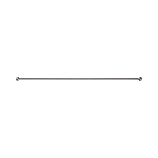 New Mecca Double Towel Rail 800mm Brushed Nickel