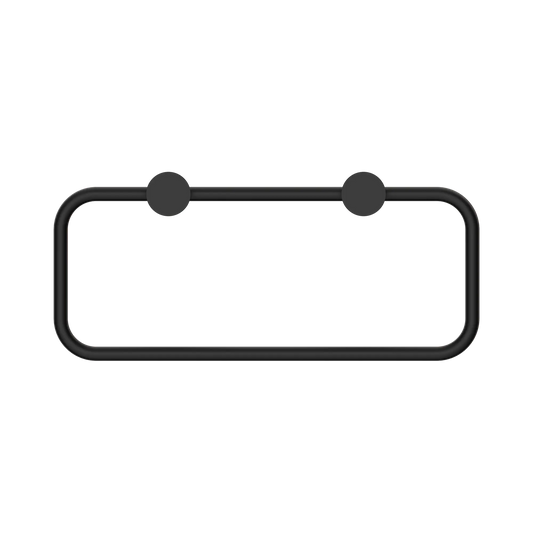 New Mecca Towel Ring Matte Black