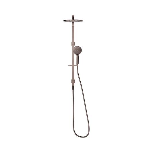 Nero Bianca Twin Shower Brushed Bronze