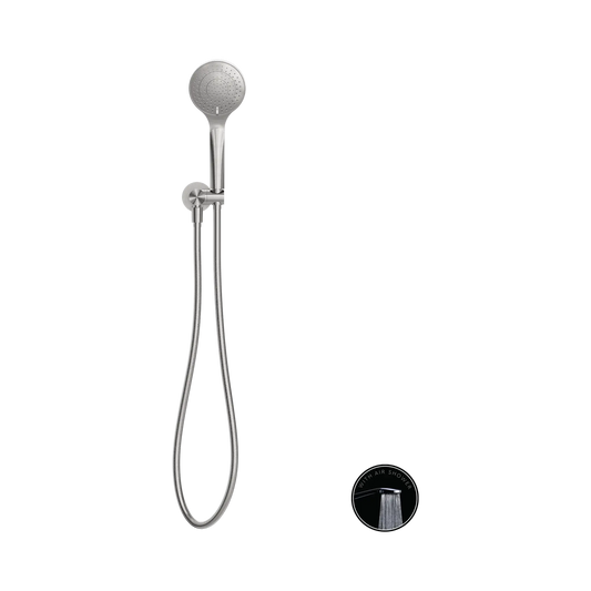 Opal Shower On Bracket With Air Shower Brushed Nickel