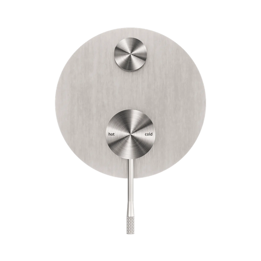 Opal Shower Mixer With Diverter Brushed Nickel