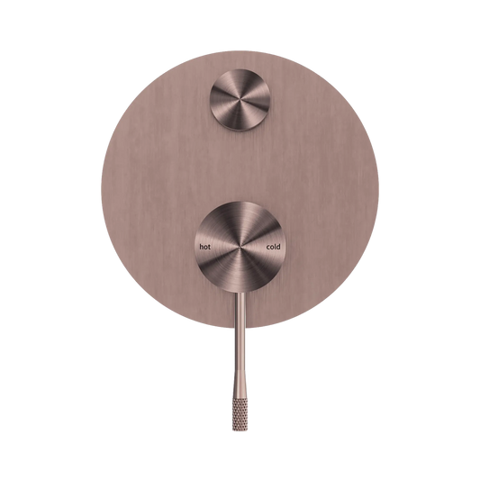 Opal Shower Mixer With Diverter Brushed Bronze