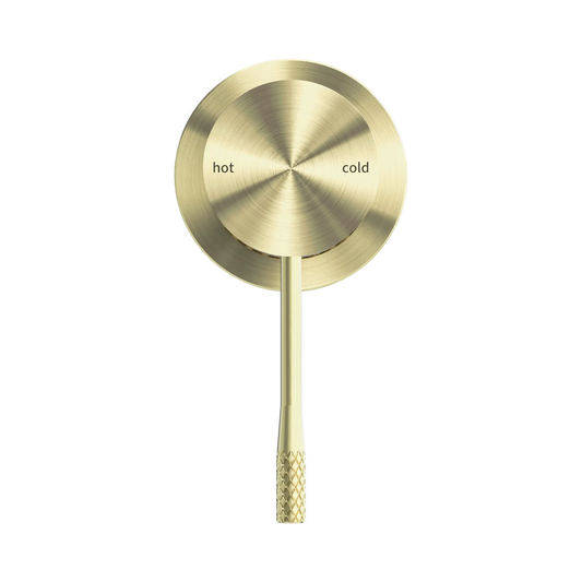 Opal Shower Mixer 60mm Plate Brushed Gold
