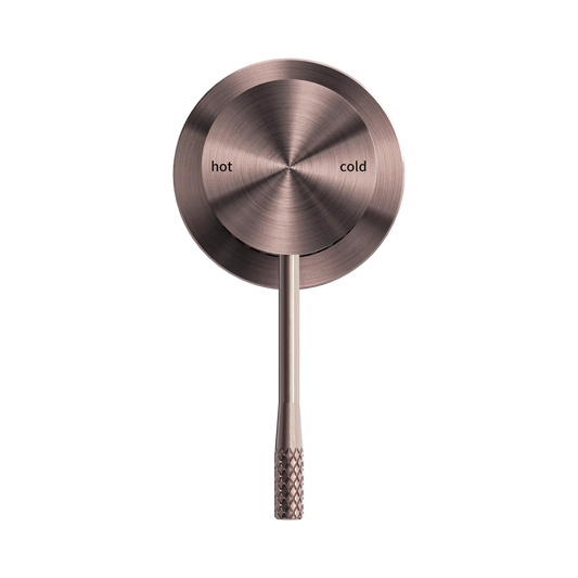 Opal Shower Mixer 60mm Plate Brushed Bronze