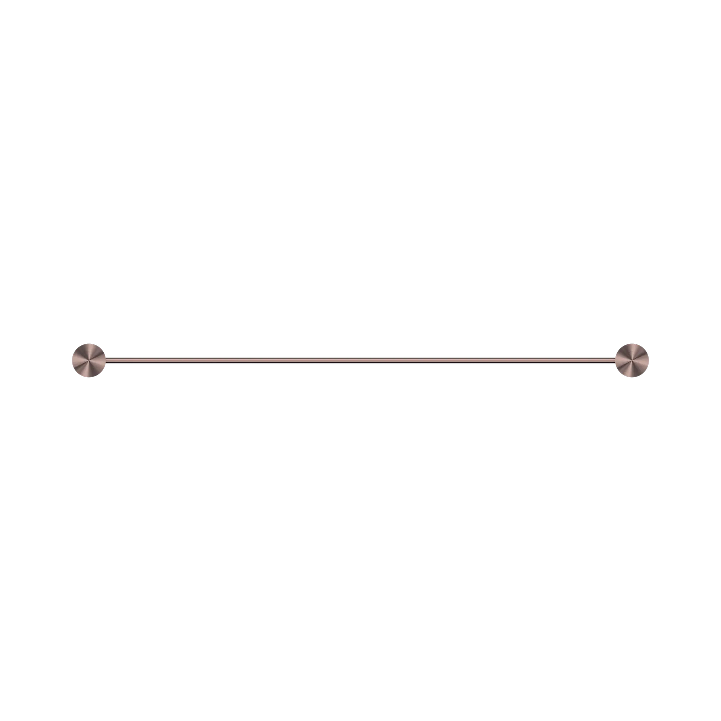 Opal Single Towel Rail 600mm Brushed Bronze