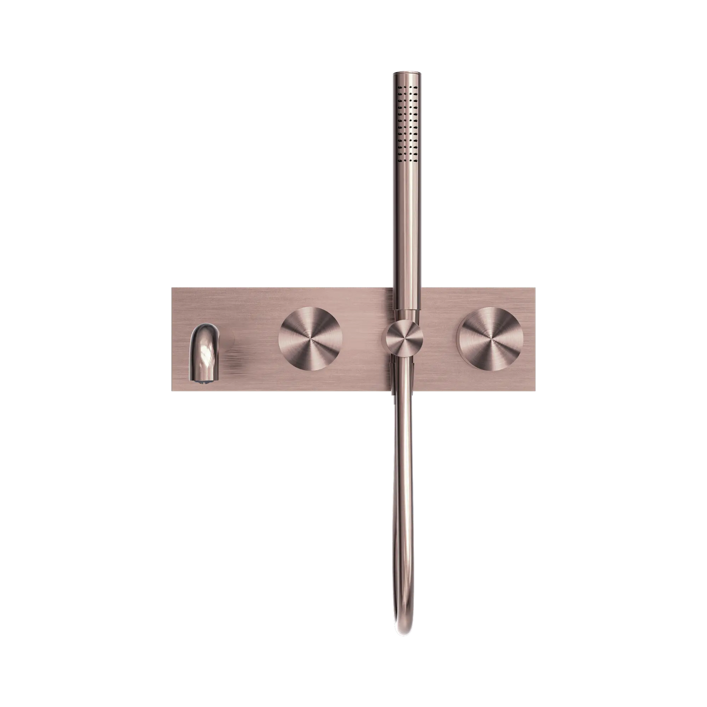 Kara Progressive Shower System With Spout 230mm Brushed Bronze