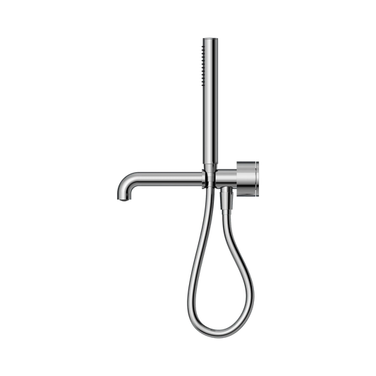 Kara Progressive Shower System Separate Plate With Spout 250mm Chrome