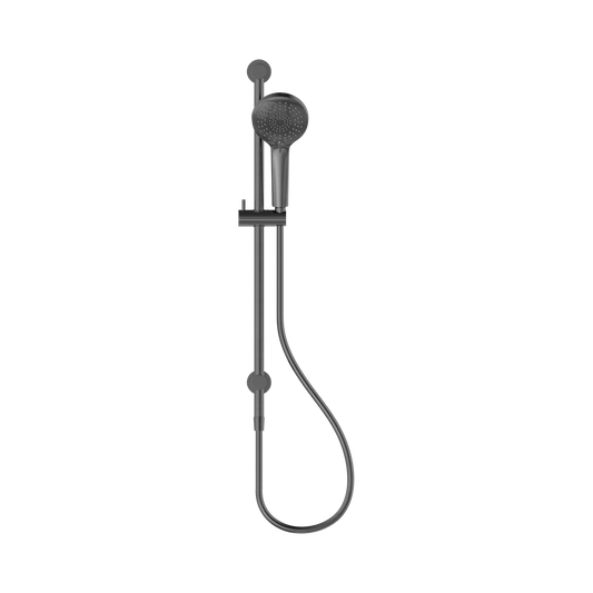 3-Function Shower Rail Gun Metal