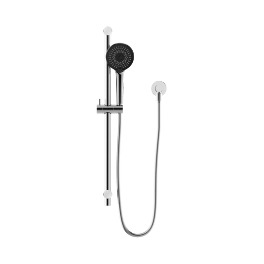 Round Metal Project Shower Rail 4 Star Rating Chrome