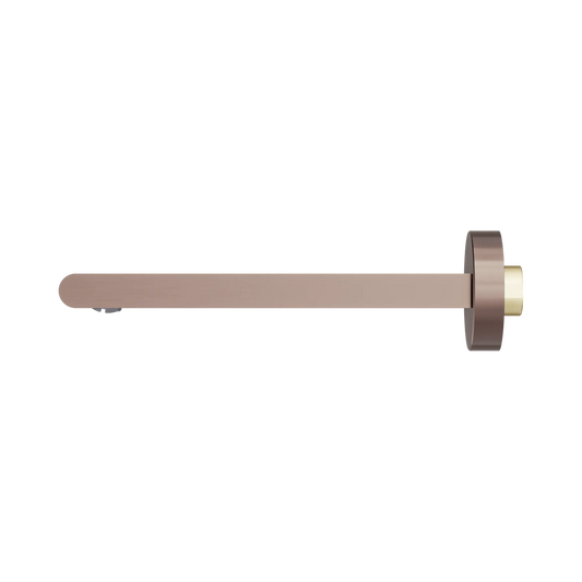 Bianca Fixed Bath Spout Only 200mm Brushed Bronze