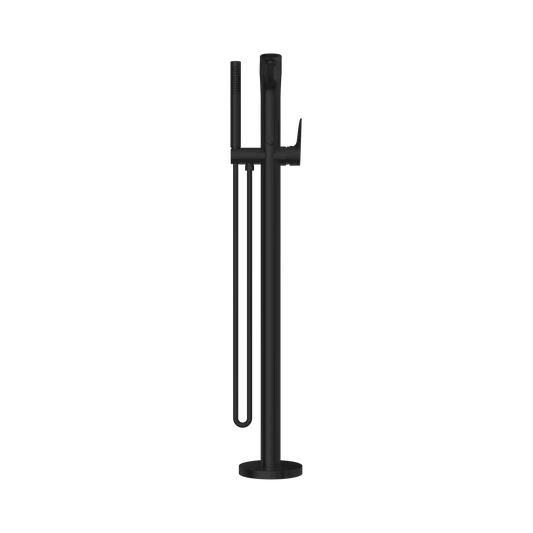 Bianca Freestanding Bath Mixer With Hand Shower Matte Black