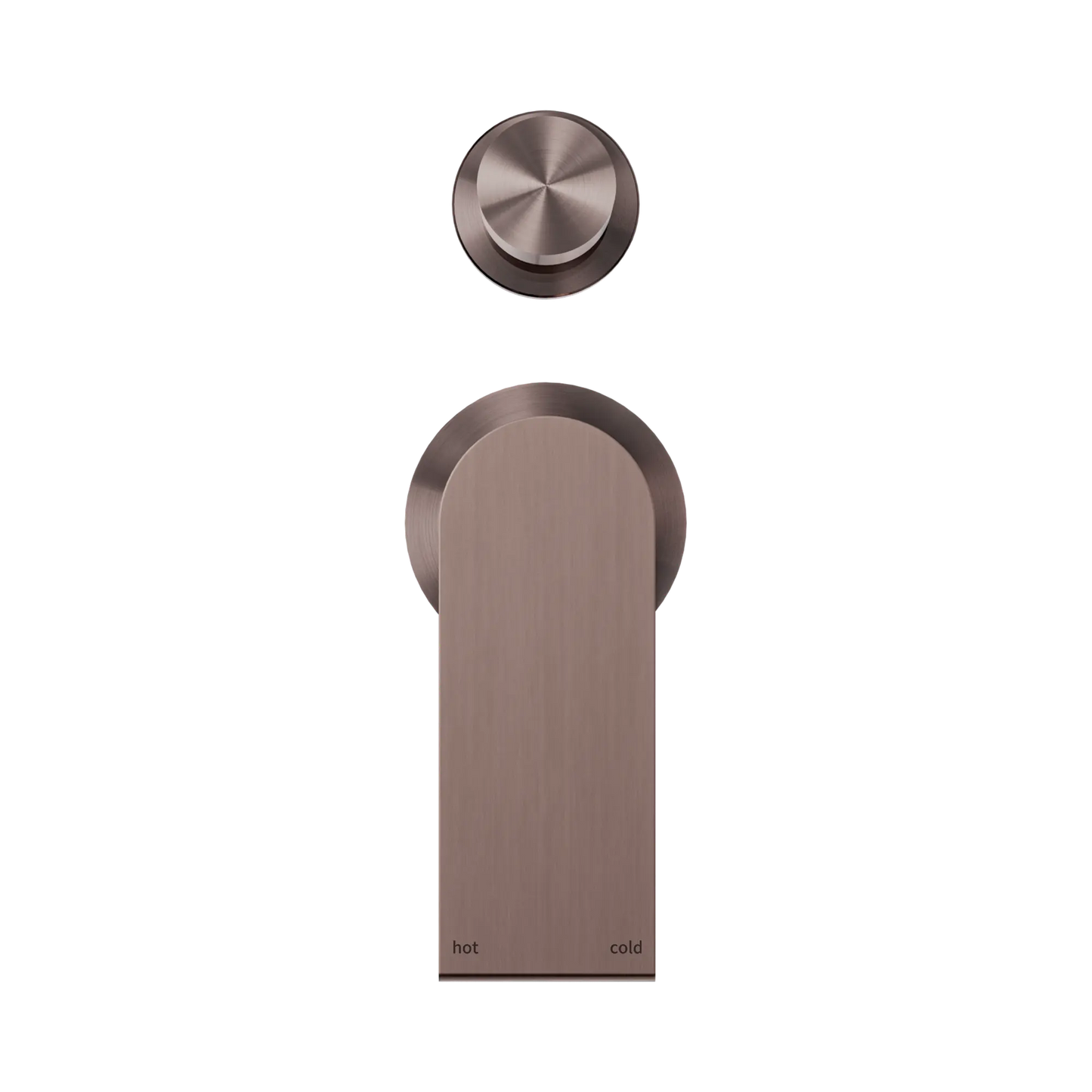 Bianca Shower Mixer With Diverter Separate Back Plate Brushed Bronze