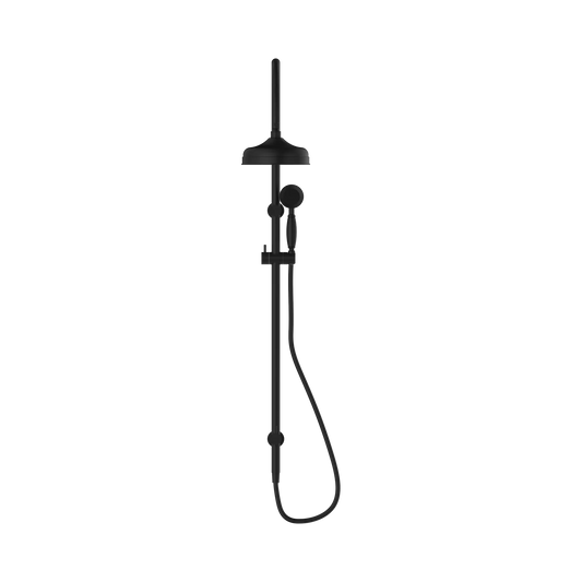 York Twin Shower With Metal Hand Shower Matte Black