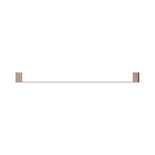 Bianca Single Towel Rail 800mm Brushed Bronze
