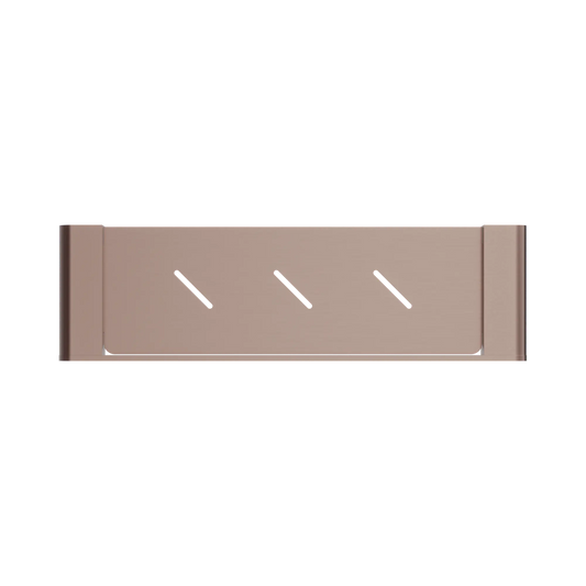 Bianca Metal Shower Shelf Brushed Bronze