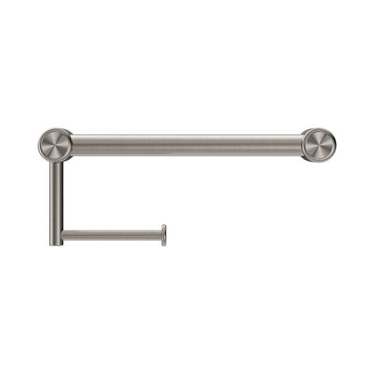Mecca Care 25mm Toilet Roll Rail 300mm Brushed Nickel