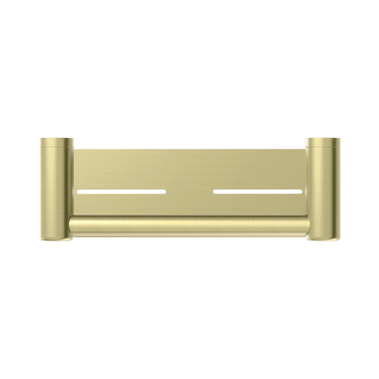 Mecca Care 25mm Grab Rail With Shelf 300mm Brushed Gold