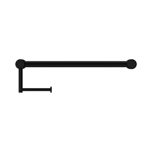 Mecca Care 25mm Toilet Roll Rail 450mm Matte Black
