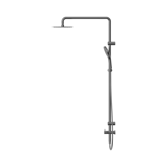 Mecca Care 25mm Grab Rail 900mm Twin Shower Set Gun Metal
