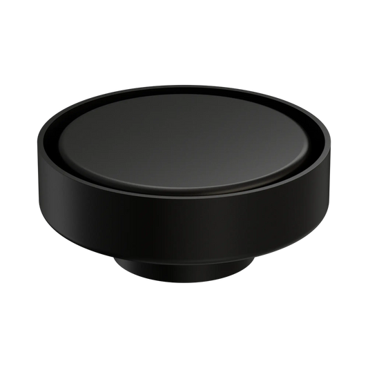 100mm Round Tile Insert Floor Waste 50mm Outlet Matte Black