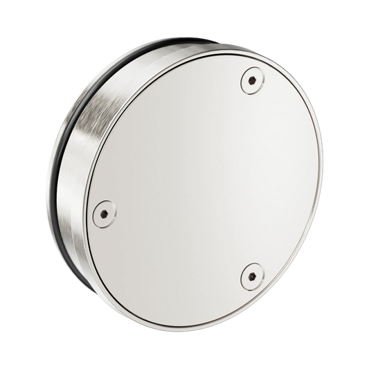 316L Stainless Round Clear Out 100mm Outlet Brushed Nickel