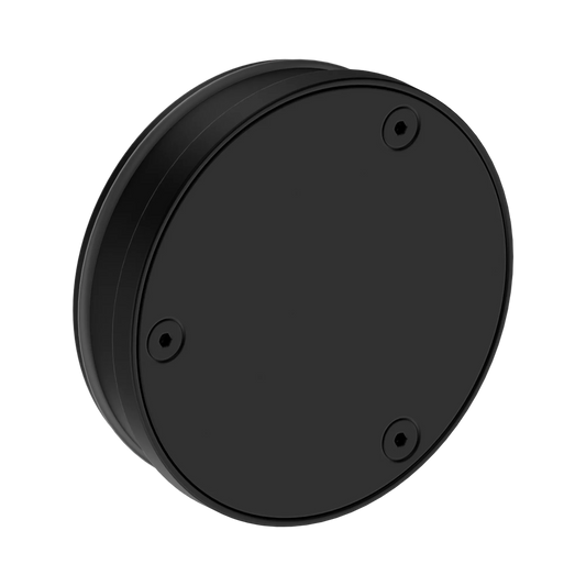 316L Stainless Round Clear Out 100mm Outlet PVD Black