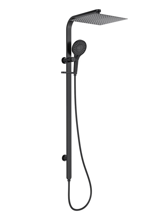Oceanjet Shower Combination with 300mm Square Head - Matte Black