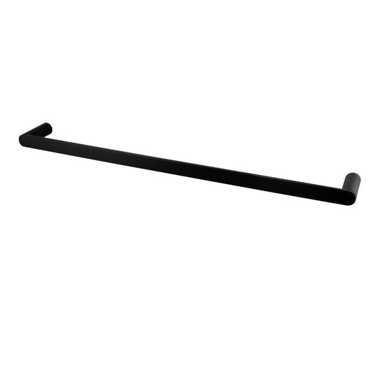 RUSHY Series Black Single Towel Rail 800mm